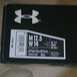 Under Armour Black and Gray Shoe Lining
